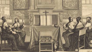 Les Vierges sages et les Vierges folles, Abraham Bosse